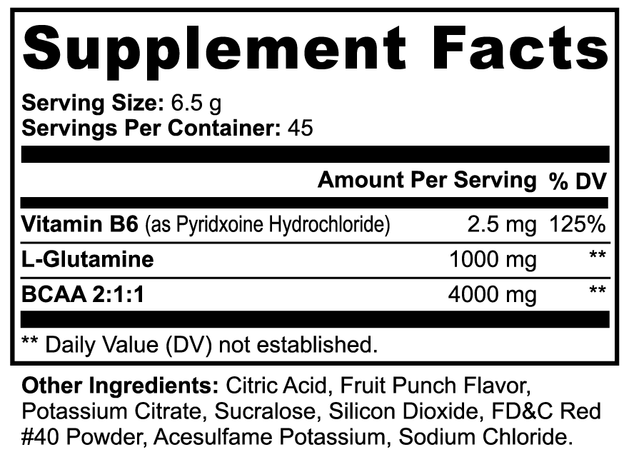 DAMAGE CONTROL BCAA Muscle Rescue & Recovery