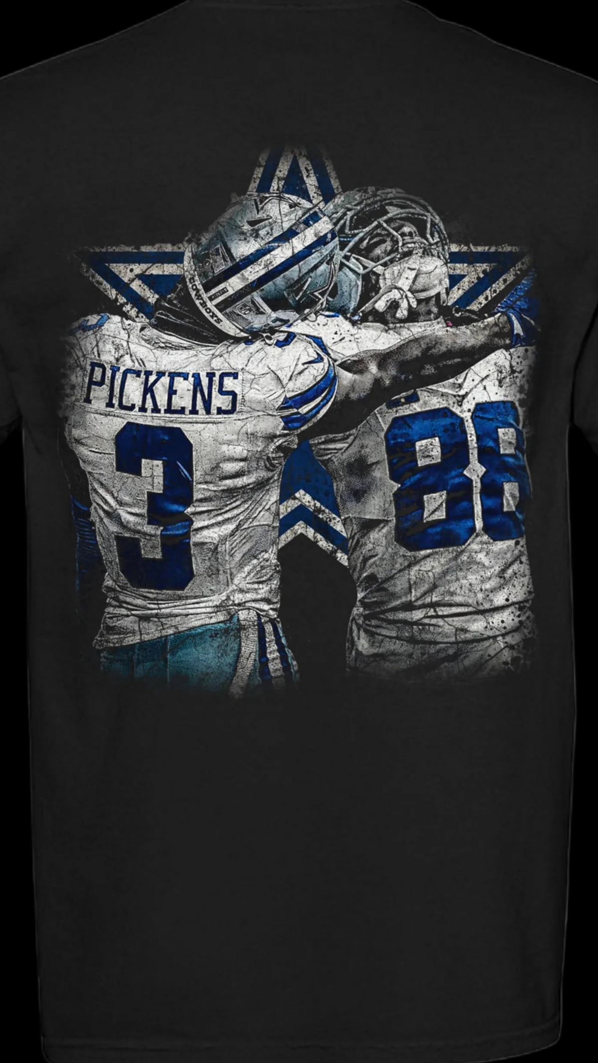 COWBOYS NATION - Pickens & Lamb Duo Tee - Black